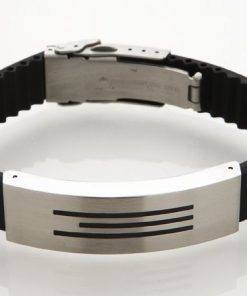 Stainless Steel Rubber Bangle