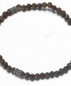 Small Bronzite Bead Bracelet