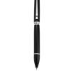 Ballpoint Pen, SilverSmooth: Black Lacquer & Silver