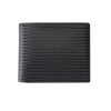 Black Carbon Fibre Leather Wallet