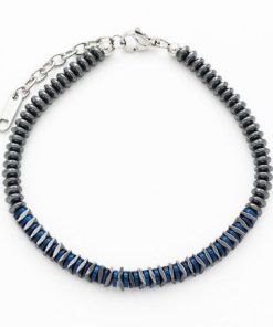 Stainless Steel Hematite Bracelet