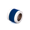 Steel Ion Plated Blue Bead
