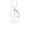 Oval Cross Chain Pendant