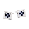 Black/white cat's eye Cufflinks