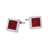 Pink enamel Cufflinks
