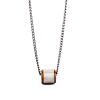 Stainless Steel/Rose Gold Pendant/Chain